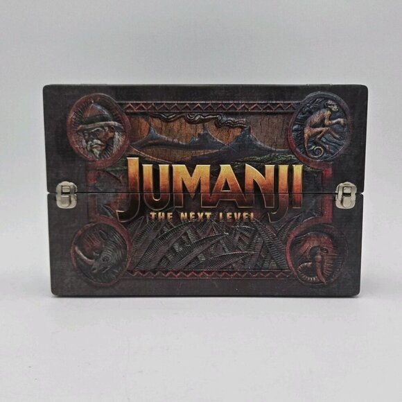 Jumanji The Next Level Lunchbox Popcorn Tin Collectors 9 1/2 X 6 1/4 X 2 3/4 - Picture 1 of 6